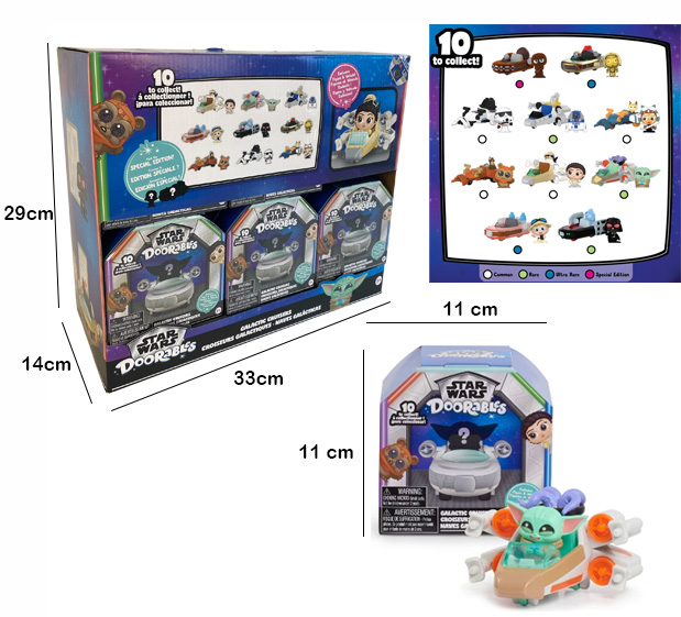 DISNEY Doorables Star Wars Galactic Cruisers 5cm 10ass In espo da 12pz…x12